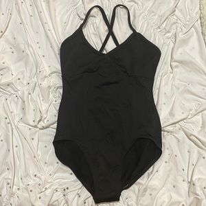 Gorgeous deep V camisole leotard